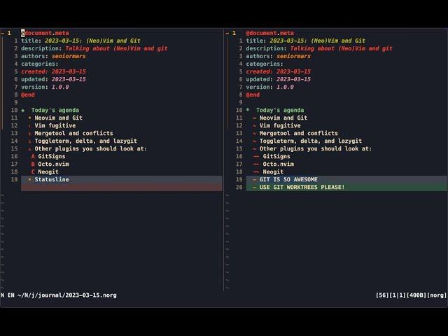 Integrating Git and (Neo)Vim: LazyGit + Fugitive + MergeTool for maximum efficiency [Showcase]