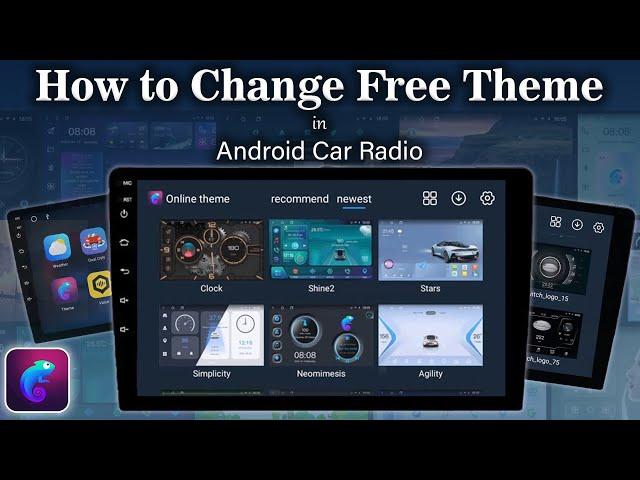 How to change free themes in Android car stereo TS7