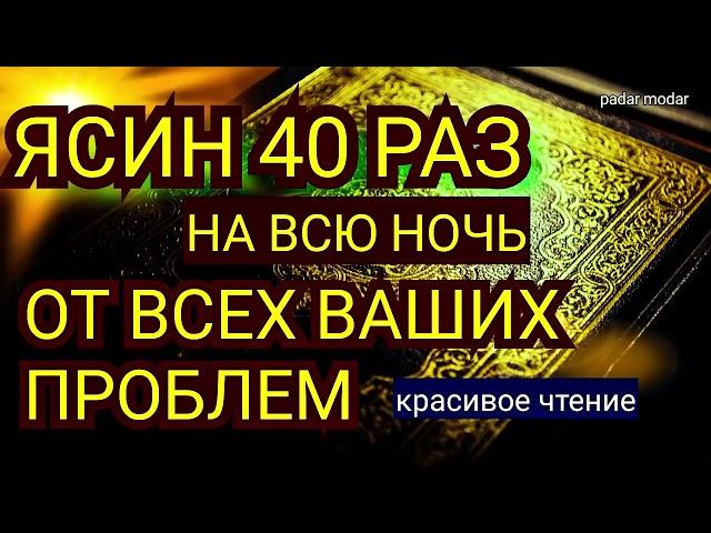  Сура "Ясин 40 раз, "на всю ночь"سورة يس Очень сложные проблемы будут решены Ин Ша Аллах