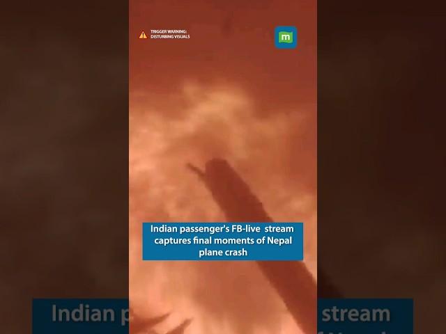 Indian Passenger's Livestream Shows Final Moments of Nepal Plane Crash. #planecrash #nepal #india