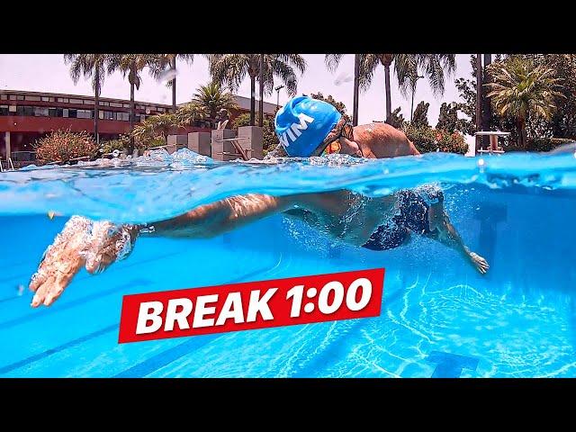 How to Break 1 Minute in the 100 Freestyle