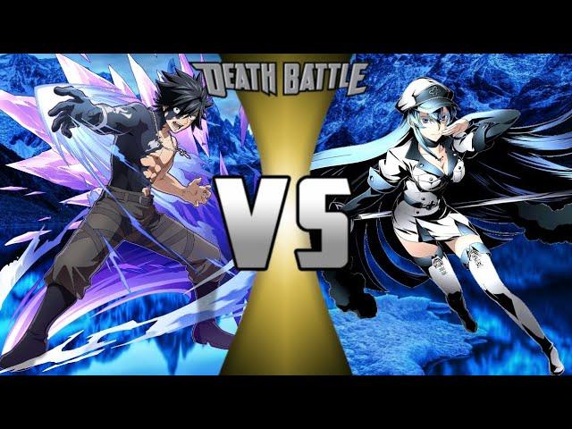 Gray Fullbuster (Fairy Tail) Vs Esdeath (Akame Ga Kill!) - Fantasy Faceoff