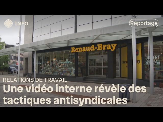 Renaud-Bray : directives antisyndicales des dirigeants