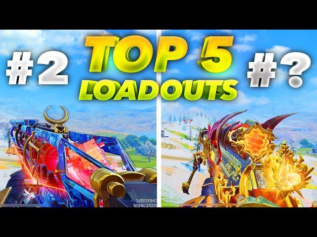 TOP 5 BEST LOADOUTS in Battle Royale on COD Mobile..