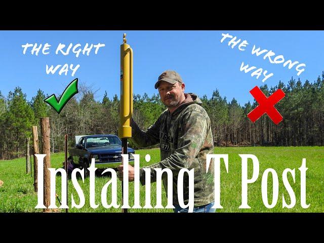 Mistakes people make when Installing T Post for Fencing