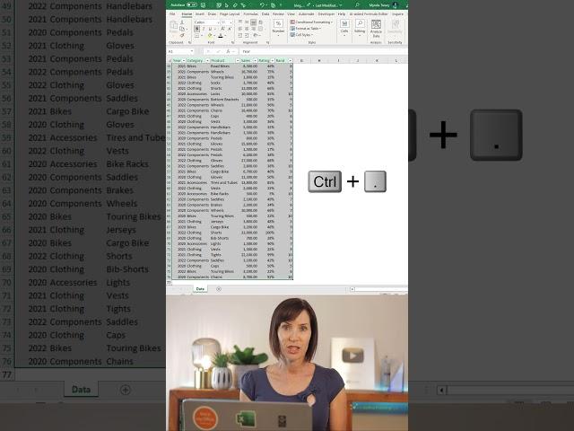 Save Time and Effort with the CTRL+. Shortcut: The Handy Excel Trick You Need to Know!