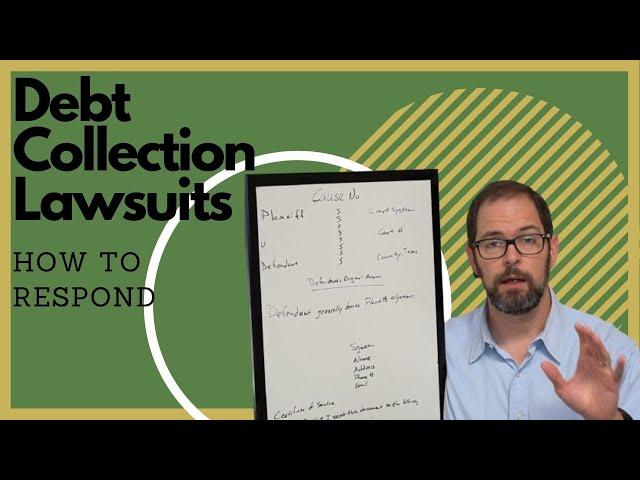 How To Answer Debt Collection Suits!