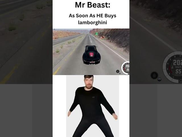 Mr. Beast as soon as he buys car. #memes #mrbeast #mrbeastmemes