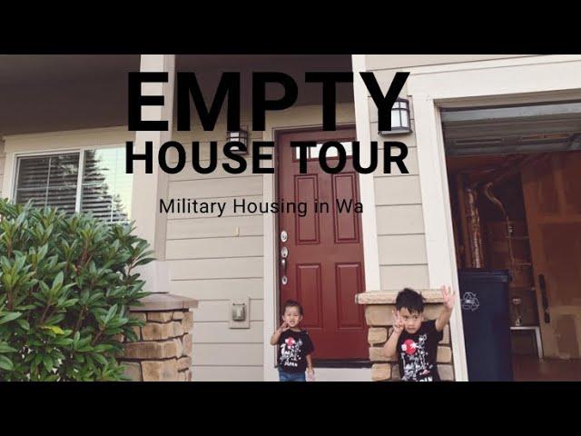 Empty House Tour | Military Housing in Washington