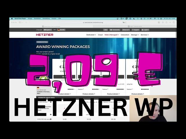 WordPress: Sehr günstiges und gutes Hosting mit Hetzner