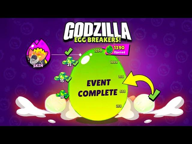 Cursed GODZILLA CITY SMASH Challenge - Brawl Stars Quests 2024