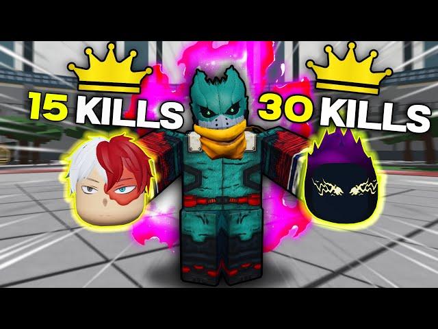 Ruining KILLSTREAKS with VIGILANTE DEKU Moveset in Heroes Battlegrounds (ROBLOX)