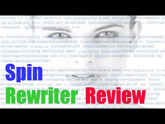 Spin Rewriter Review - Best Article and Text Spinner - SEO Tool