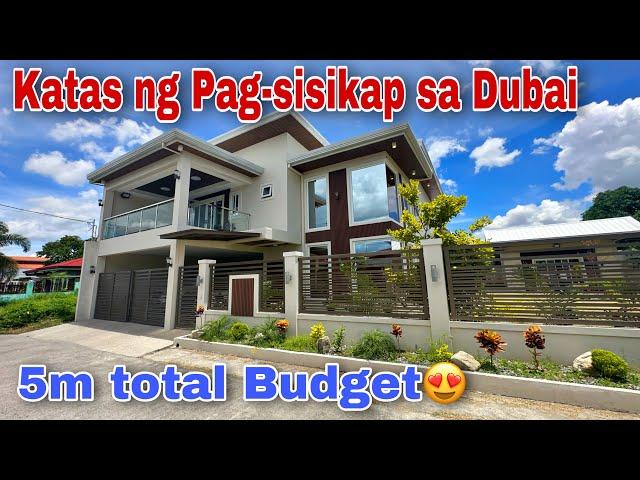 5m estimated budget ,para sa 2 storey Dream House na ito! Sobrang ganda ng loob at design ng bahay