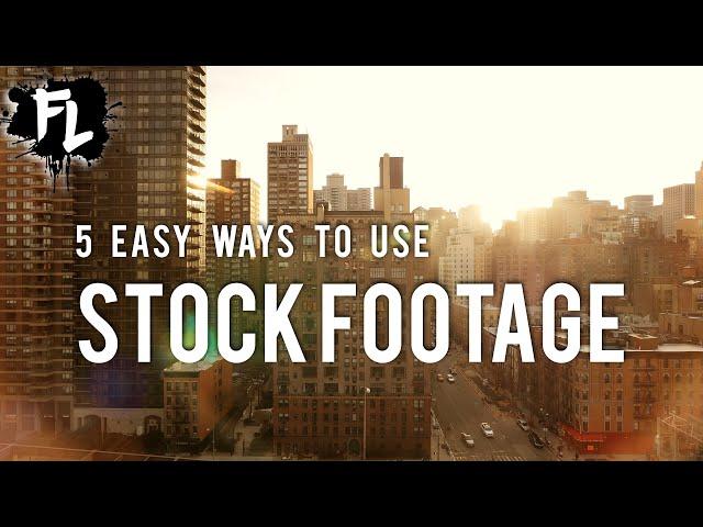 5 EASY and CREATIVE ways to use STOCK FOOTAGE! | Mystery Client