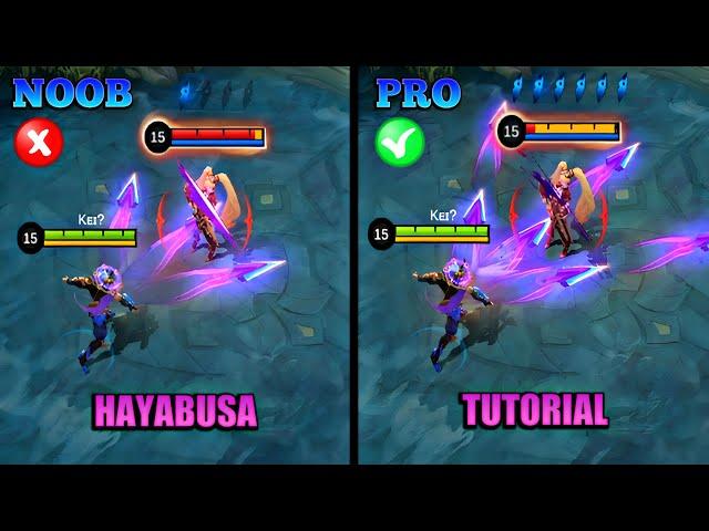 HAYABUSA TUTORIAL 2023 | MASTER HAYABUSA IN JUST 15 MINUTES | BUILD, COMBO AND MORE | MLBB