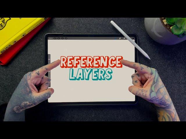 How To Use Reference Layers In Procreate | procreate Tutorial