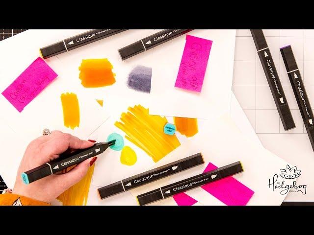 What's the best paper choice for Spectrum Noir & other alcohol markers? - Inktoberfest Day 20