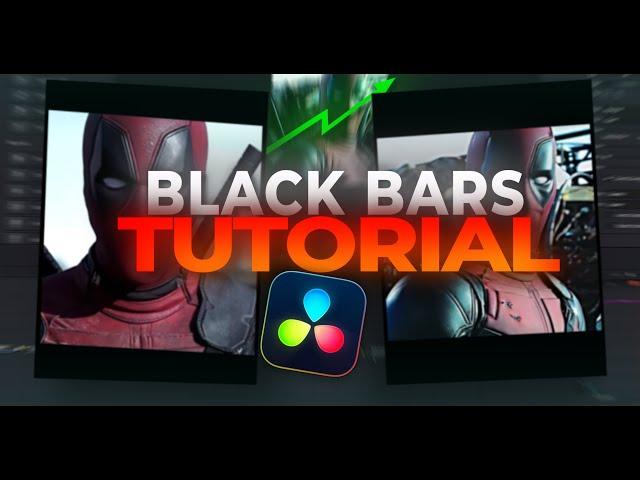 DaVinci Resolve: Adding BLACK BARS to your Videos