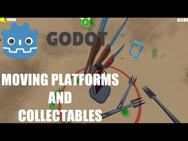 Godot Moving Platform and Collectable MTA Part 16