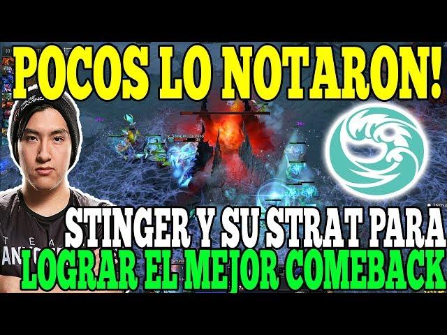 LA ESTRATEGIA DE STINGER PARA LOGRAR EL MEJOR COMEBACK DE LA HISTORIA DE SA