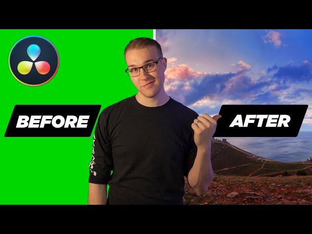 2 Quick Ways to Remove ANY Green Screen In Davinci Resolve 18