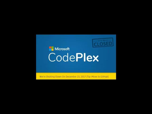 Microsoft is Shutting Down CodePlex, Asks Devs To Move To GitHub