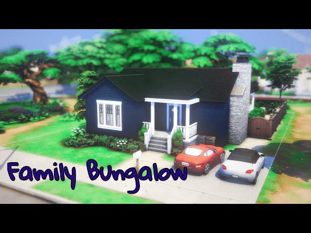 Family Bungalow || The Sims 4 : Speed Build