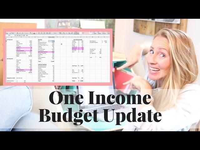 One Income Family Budget Update | How to Live on One Income and Pay Off Debt