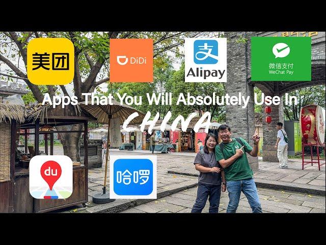 Five essential apps for your trip to China; WeChat, Alipay, Meituan, Baidu, Hello, Didi