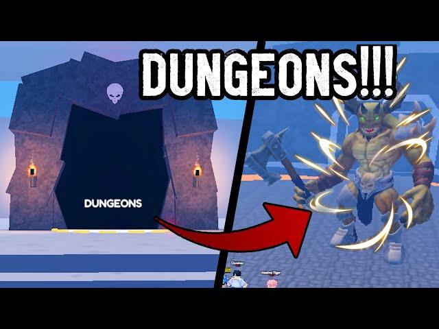 NEW DUNGEONS ARE OP!!! - roblox anime tappers update