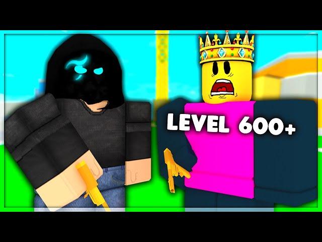 TANQR VS HIGHEST LEVEL PLAYER 600+ (Roblox Arsenal)