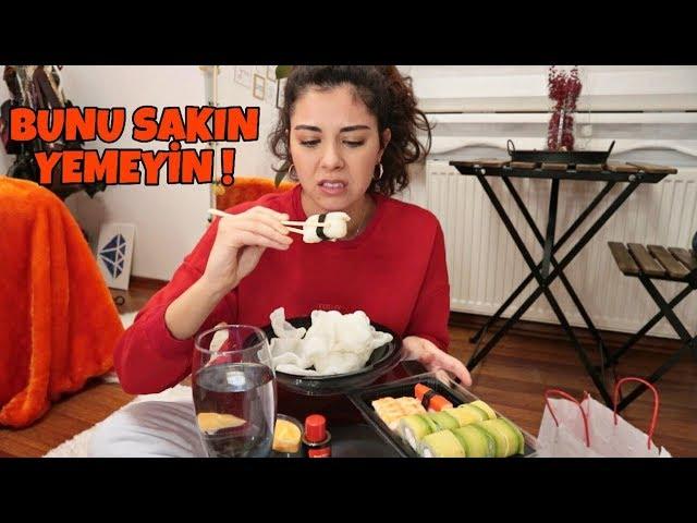  Değişik Sushileri Denedim ! | Mukbang | Ayşe Şeyma Keten