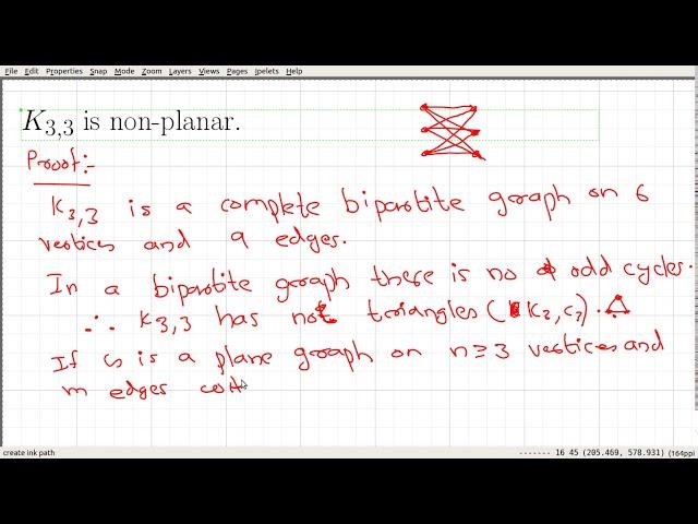 Video_85: K_ 5 and K_{ 3,3} are non planar