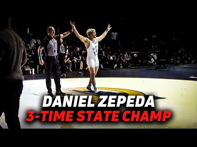 Daniel Zepeda Wins His Third California High School State Wrestling Title