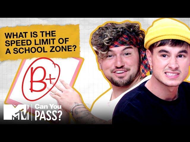 Can You Pass Drivers Ed? ft. Kian & JC  MTV Access