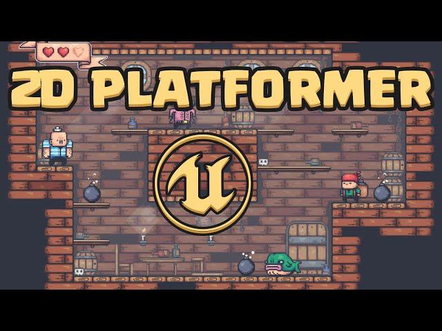 Unreal 2D Platformer Game Dev & Chill