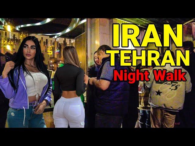 NightLife and lifestyle of Iranian Boys and Girls  IRAN 2024 Night Walk ایران