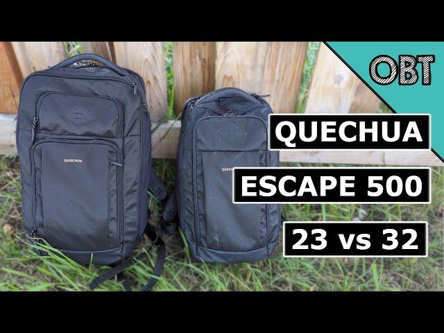 Quechua NH Escape 500 23 vs 32 (Budget Travel Backpack Comparison)