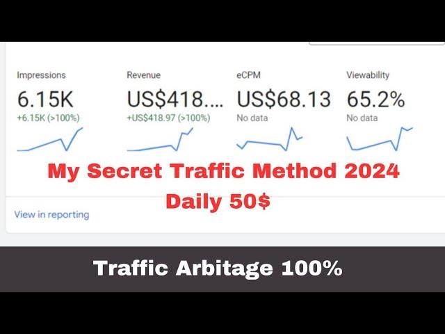 AdSense and Adx Traffic Arbitrage Secret Method 2024 | AdSense loading 2024