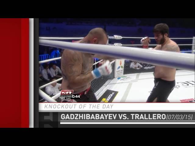 Knockout of the Day: Zaur Gadzhibabayev Drops David Trallero at M-1 Challenge 59