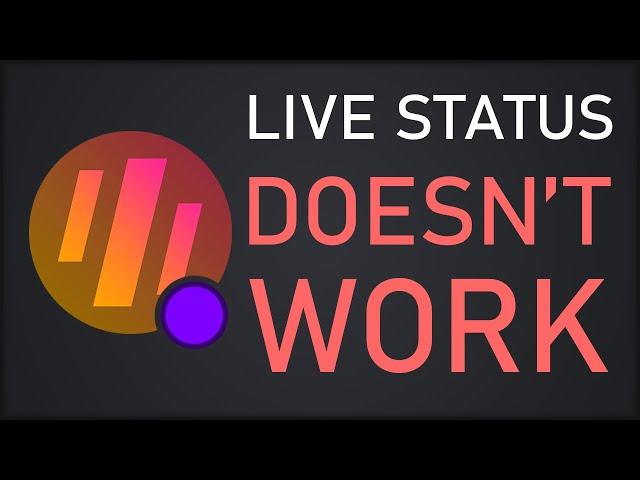 Discord's Live Status feature is Broken