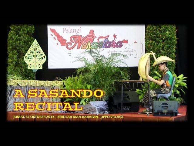 A Sasando Recital "APUSE" by: Mateo Jubileo Singgih