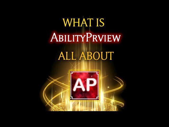 What AbilityPreview is all about...