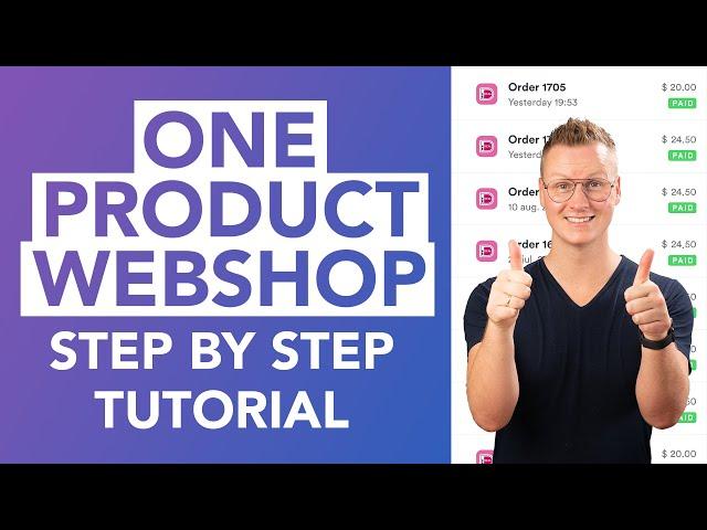 How To Make A Single Product Webshop Using WordPress