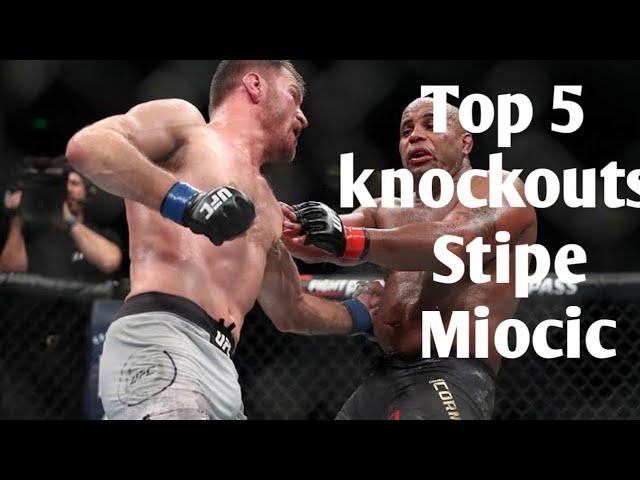 Top 5 highlight Kos of Stipe Miocic