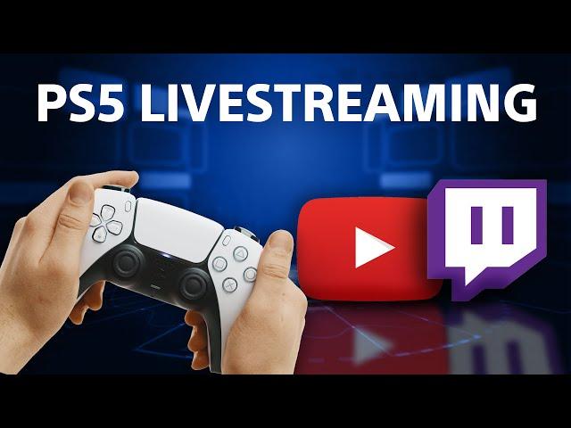 Mit PS5 streamen über Twitch & YouTube