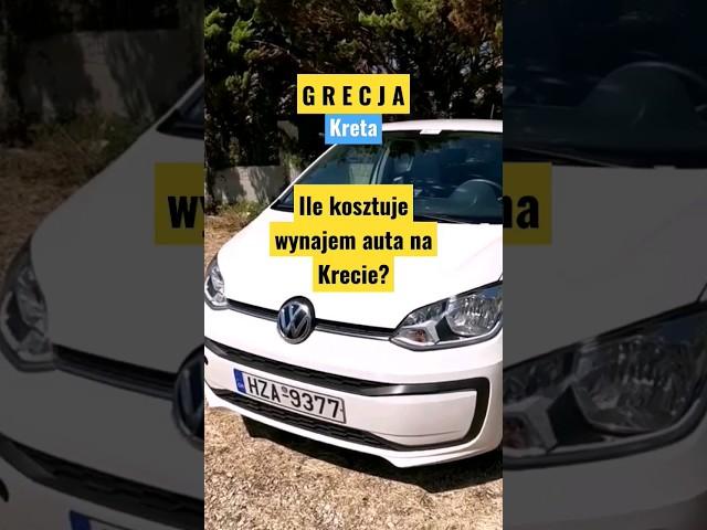 Ile kosztuje wynajęcie auta na Krecie w Grecji? #grecja #kreta #wynajemsamochodu #rentacar #shorts