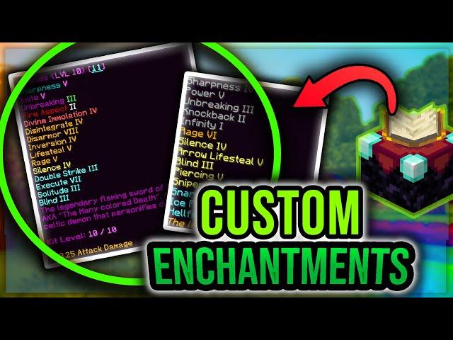 450+ Custom Enchants Plugin 1.21 | Minecraft Plugins