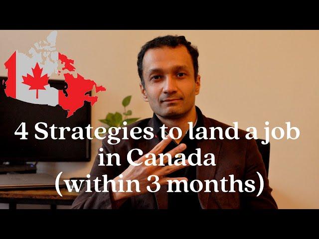 4 ways to get a job in Canada, FASTER! | for immigrants.